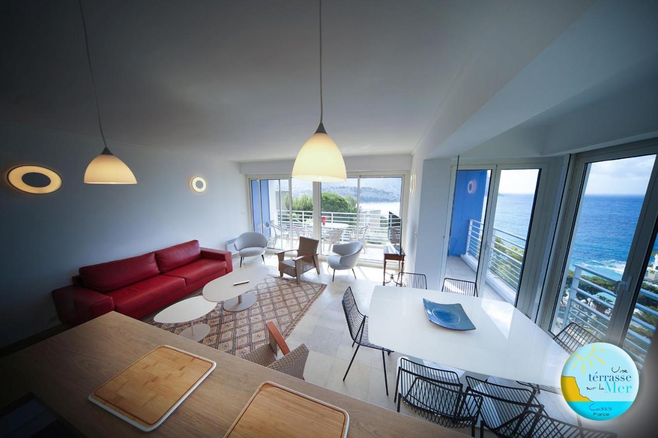 Une Terrasse Sur La Mer 3 Pers 2 Chambres Vue Mer 카시스 외부 사진