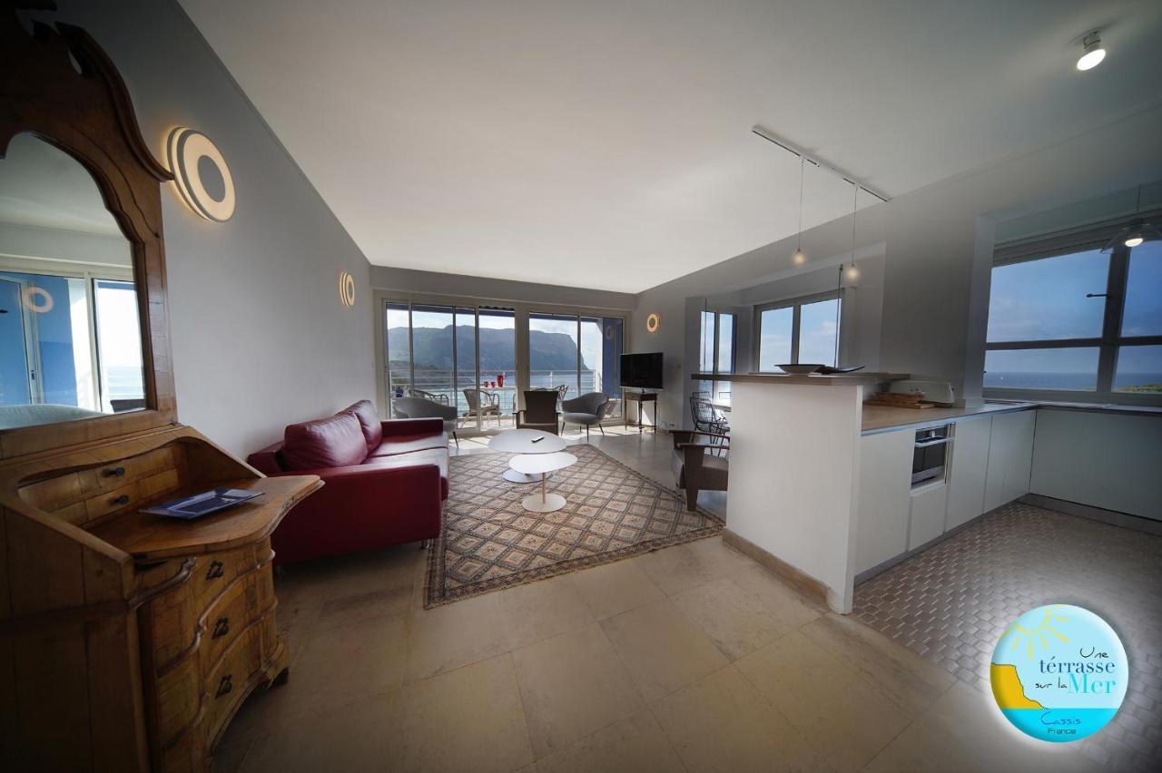 Une Terrasse Sur La Mer 3 Pers 2 Chambres Vue Mer 카시스 외부 사진