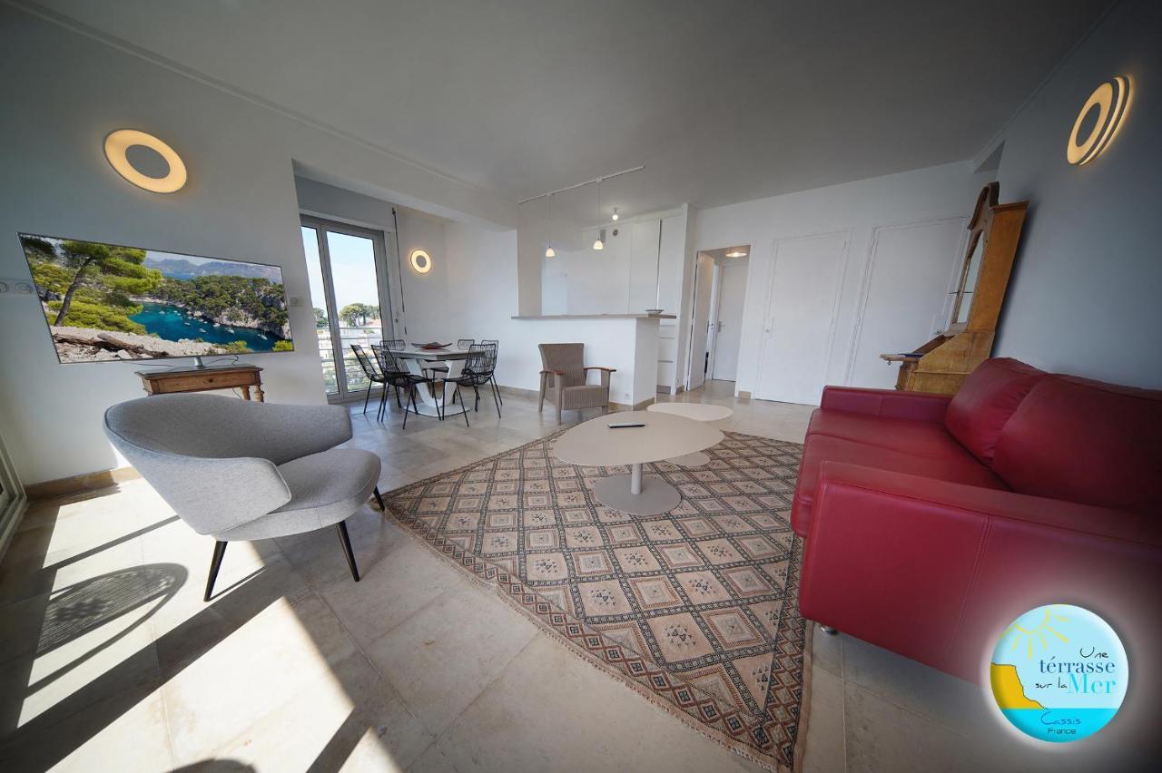 Une Terrasse Sur La Mer 3 Pers 2 Chambres Vue Mer 카시스 외부 사진