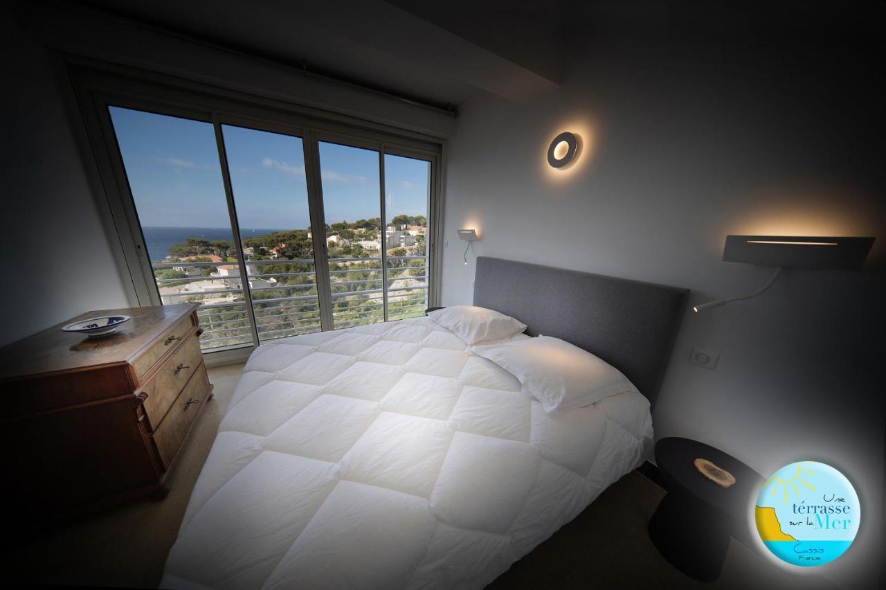 Une Terrasse Sur La Mer 3 Pers 2 Chambres Vue Mer 카시스 외부 사진
